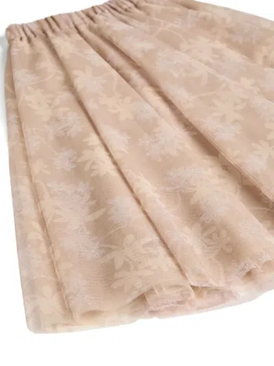 花卉印花芭蕾舞短裙