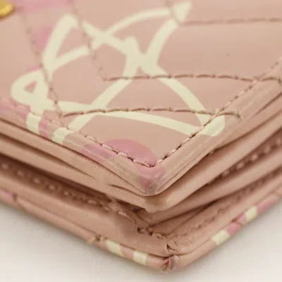 Pre-owned Gucci Pink Leather Bill Wallet (bi-fold) ()