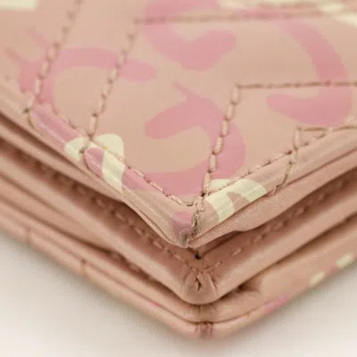 Pre-owned Gucci Pink Leather Bill Wallet (bi-fold) ()