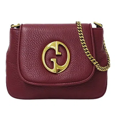 Pre-owned Gucci Purple Leather Shoulder Bag ()