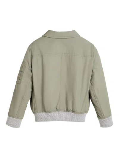 拉链飞行员夹克