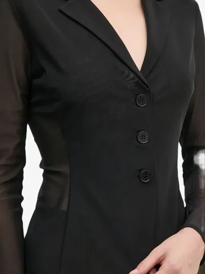 Sandro Ferrone V-neck Blouse In Black