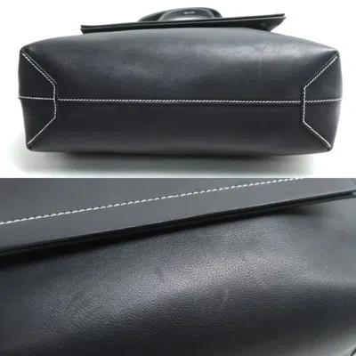 Pre-owned Hermes Black Swift Leather Tote Bag ()