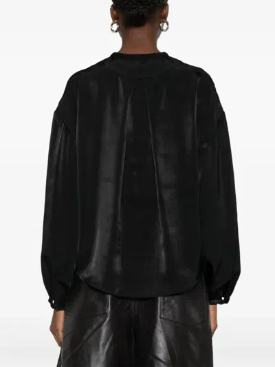 Iro Button-front Blouse In Black