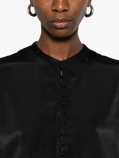Iro Button-front Blouse In Black