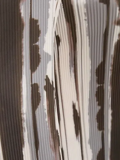 抽象印花褶饰罩衫