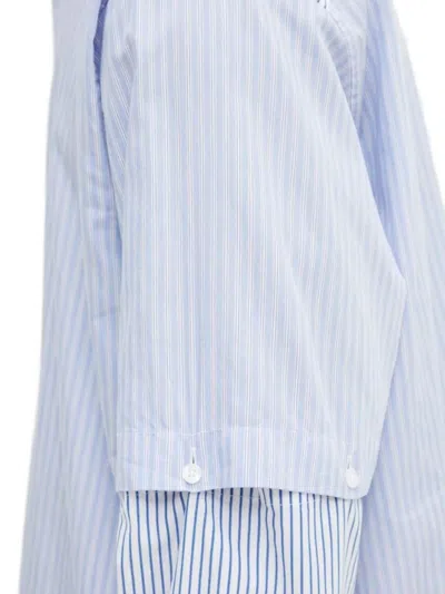 Desigual Striped-pattern Shirt In Blue