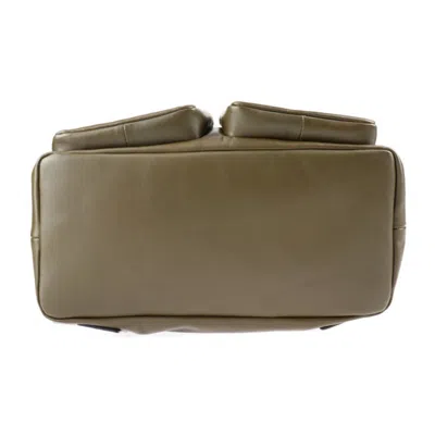 Pre-owned Jimmy Choo Olive Leather Backpack ()