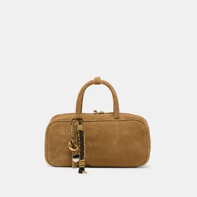 Dolce Vita Santina Handbag Taupe Suede In Brown