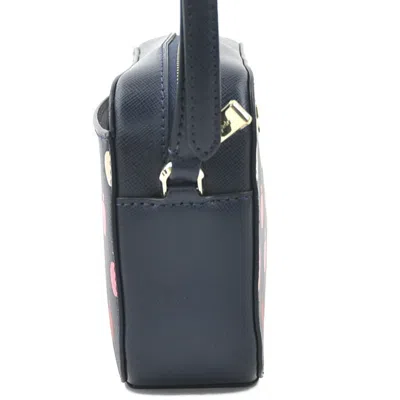 Pre-owned Kate Spade Navy Pink Leather Shoulder Bag ()