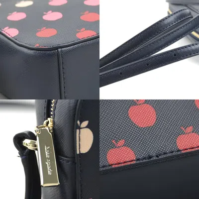 Pre-owned Kate Spade Navy Pink Leather Shoulder Bag ()