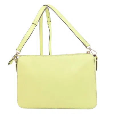 Pre-owned Kate Spade Yellow Leather Shoulder Bag ()
