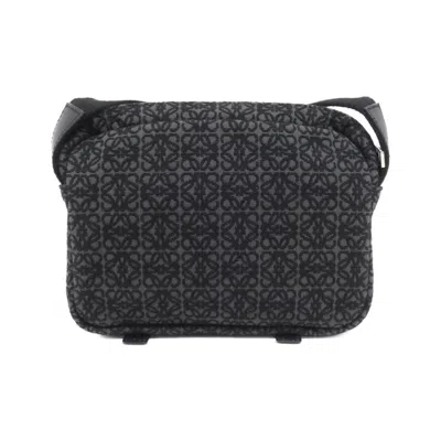 Pre-owned Loewe Black Canvas Shoulder Bag ()