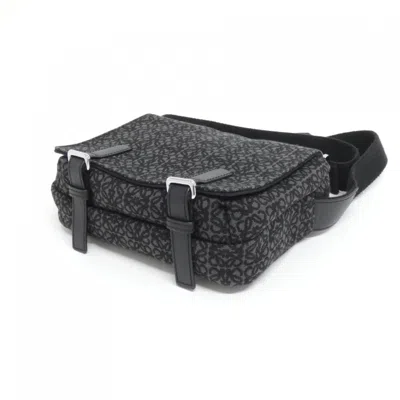 Pre-owned Loewe Black Canvas Shoulder Bag ()