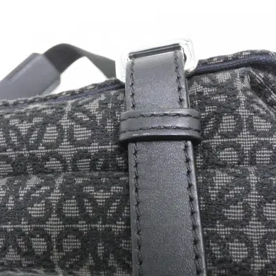 Pre-owned Loewe Black Canvas Shoulder Bag ()