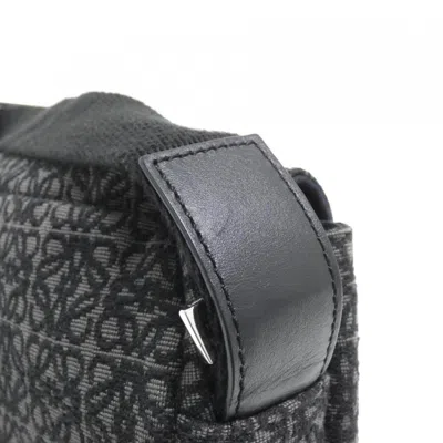Pre-owned Loewe Black Canvas Shoulder Bag ()