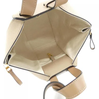 Pre-owned Loewe Sand Leather Shoulder Bag ()