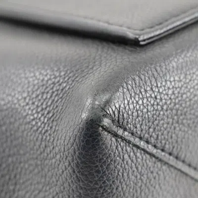 Pre-owned Louis Vuitton Beige Black Leather Tote Bag ()