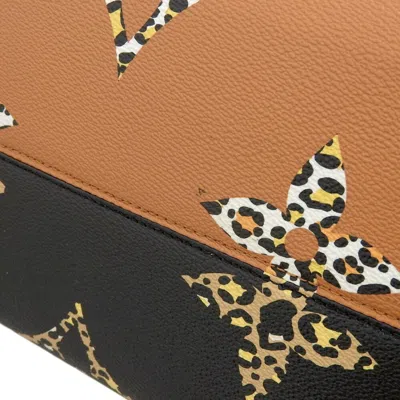 Pre-owned Louis Vuitton Black Leopard Noir Pvc Tote Bag ()