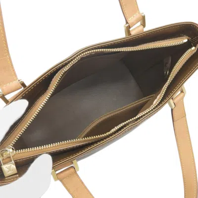 Pre-owned Louis Vuitton Bronze Leather Shoulder Bag Tote Bag ()