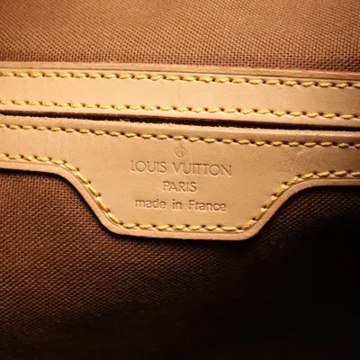 Pre-owned Louis Vuitton Brown Coated Canvas Leather Backpack ()