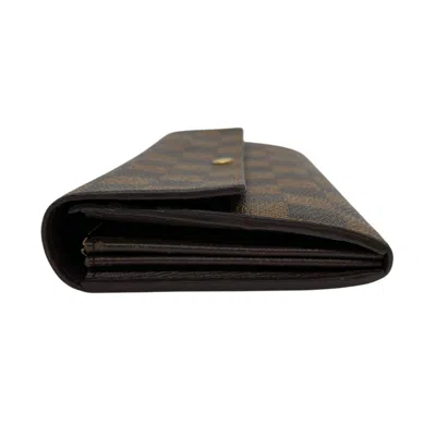 Pre-owned Louis Vuitton Brown Damier Canvas Damier Canvas Long Wallet (bi-fold) ()