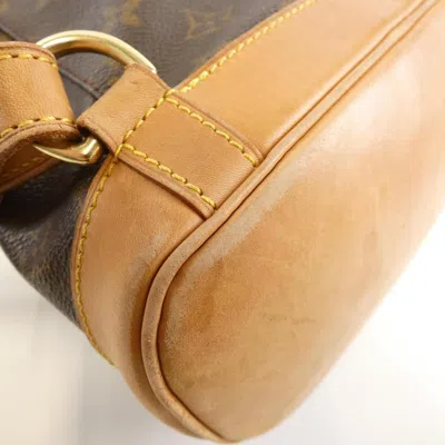 Pre-owned Louis Vuitton Brown Marron Coated Canvas Backpack ()