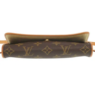 Pre-owned Louis Vuitton Brown Monogram Monogram Pochette Shoulder Bag ()
