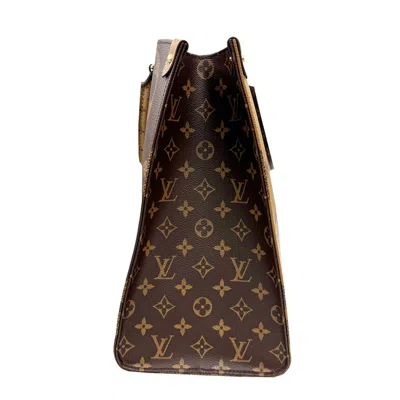 Pre-owned Louis Vuitton Brown Monogram Monogram Reverse Monogram Monogram Reverse Tote Bag ()