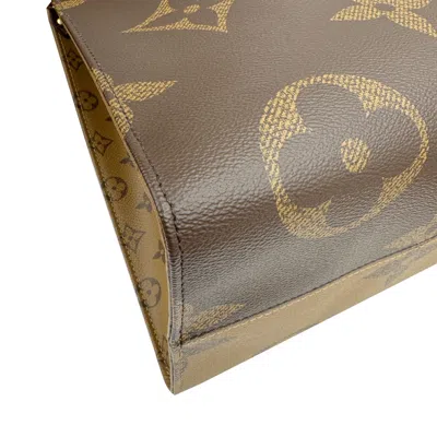 Pre-owned Louis Vuitton Brown Monogram Monogram Reverse Monogram Monogram Reverse Tote Bag ()