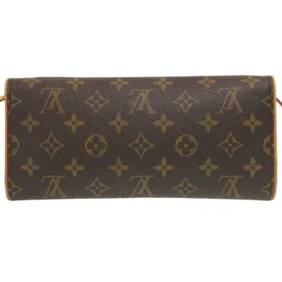 Pre-owned Louis Vuitton Brown Monogram Pochette Shoulder Bag ()