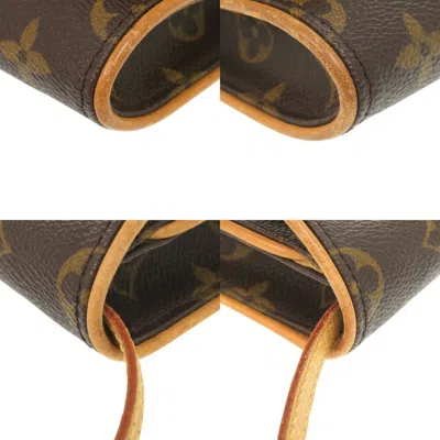 Pre-owned Louis Vuitton Brown Monogram Pochette Shoulder Bag ()