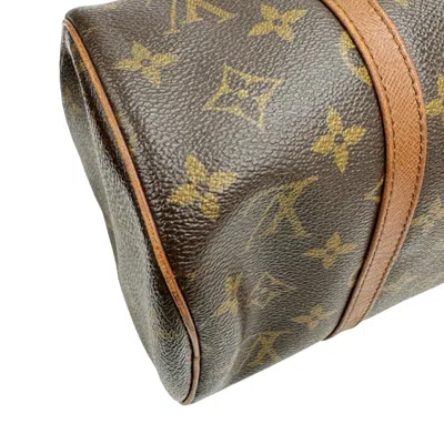 Pre-owned Louis Vuitton Brown Monogram Pouch Tote Bag ()