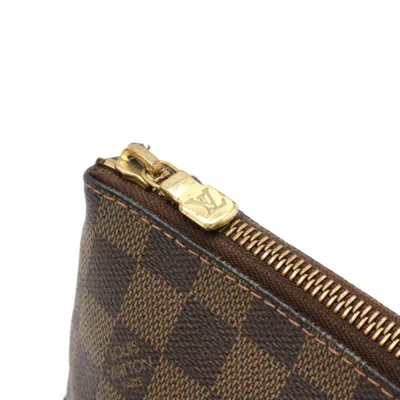 Pre-owned Louis Vuitton Damier Brown Pvc Pochette Shoulder Bag ()