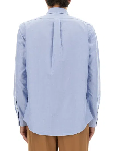 Polo Ralph Lauren "oxford Custom" Shirt In Blue