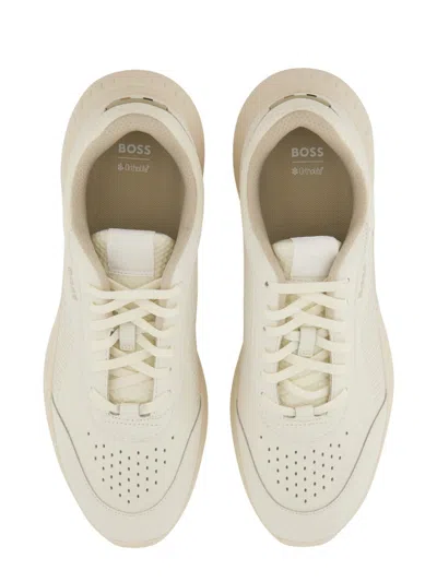 Hugo Boss Sneakers Boss Men Color Yellow Cream