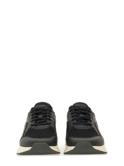 Hugo Boss Jonah Leather Sneaker In Black