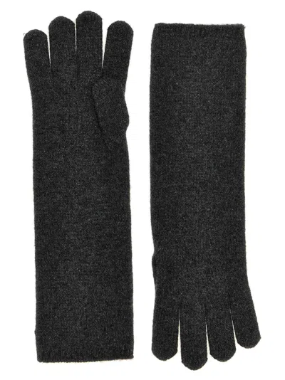 Max Mara Alaggio Gloves Gray