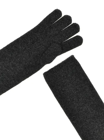 Max Mara Alaggio Gloves Gray