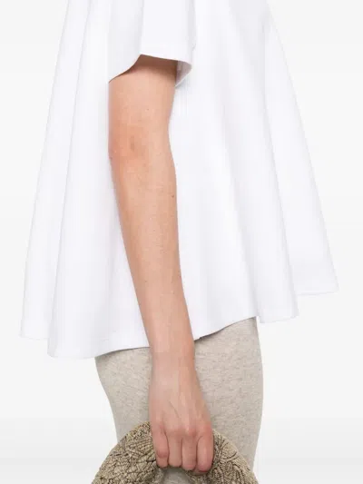 Loewe Anagram-embroidered Trapeze T-shirt In White