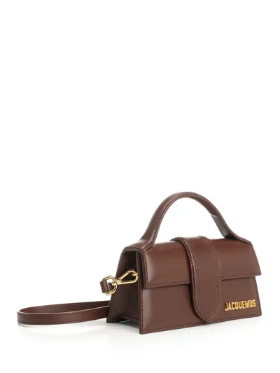 Jacquemus Bambino Handbags Brown In Brown