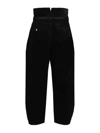 Barena Venezia Candiano Cinquecento Trousers Black In Black