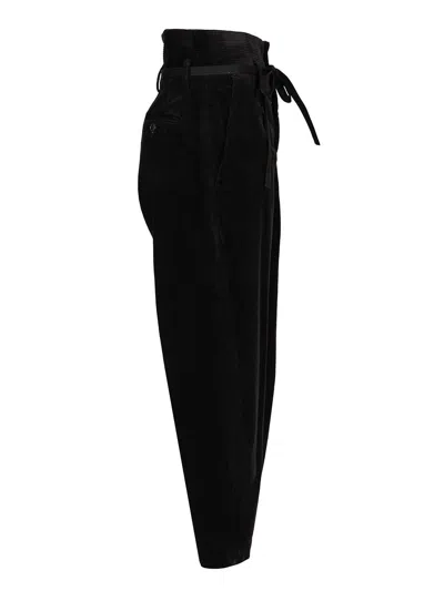Barena Venezia Candiano Cinquecento Trousers Black In Black