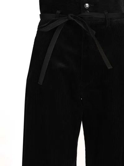 Barena Venezia Candiano Cinquecento Trousers Black In Black