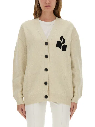 Isabel Marant Étoile Cardigan "norton" In Neutral