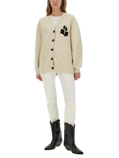 Isabel Marant Étoile Cardigan "norton" In Neutral