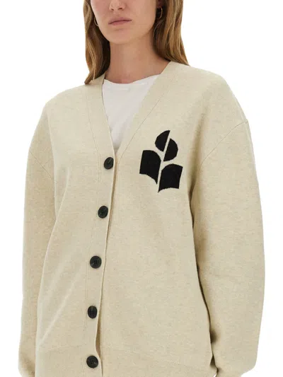 Isabel Marant Étoile Cardigan "norton" In Neutral