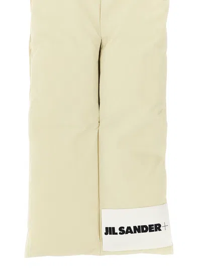 Jil Sander Down Scarf 01 Scarves And Foulards Beige In White