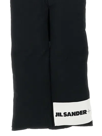 Jil Sander Down Scarf 01 Scarves And Foulards Black In Black