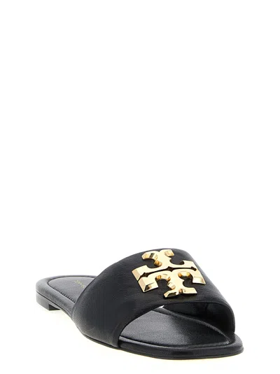 Tory Burch Open Toe Flat Sole Gold-tone Hardware